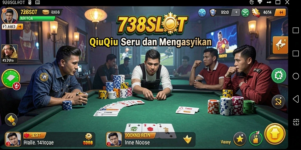 Tampilan gameplay QiuQiu yang seru di 738SLOT.