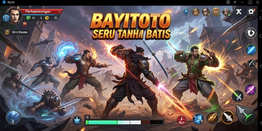 Tangkapan layar dari gameplay intens di BAYITOTO