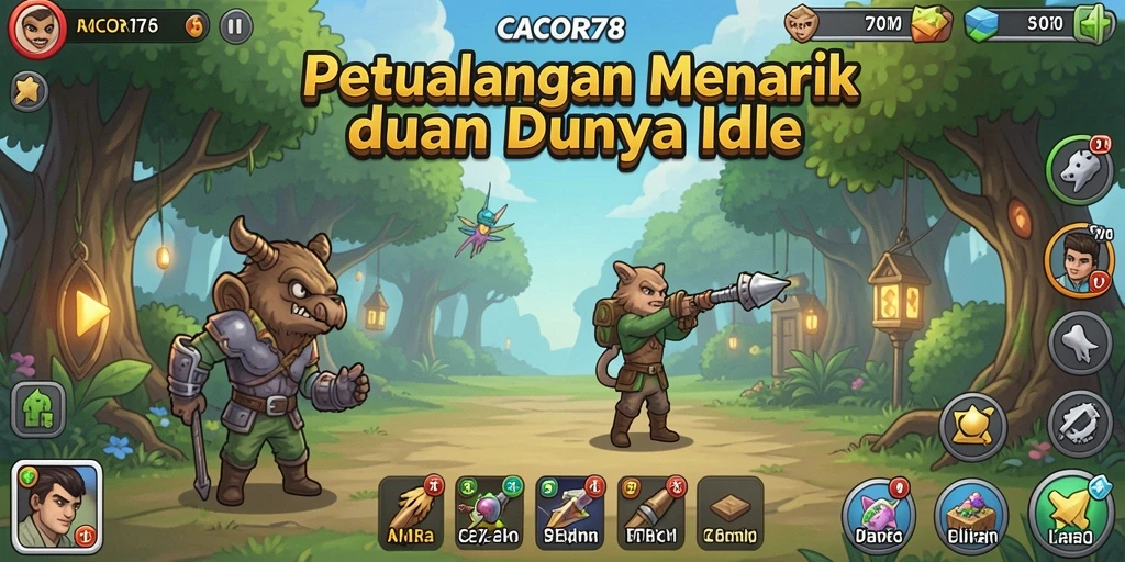Screenshot gameplay <strong>CACOR78</strong> menunjukkan keseruan dan keunikan dalam bermain Idle.