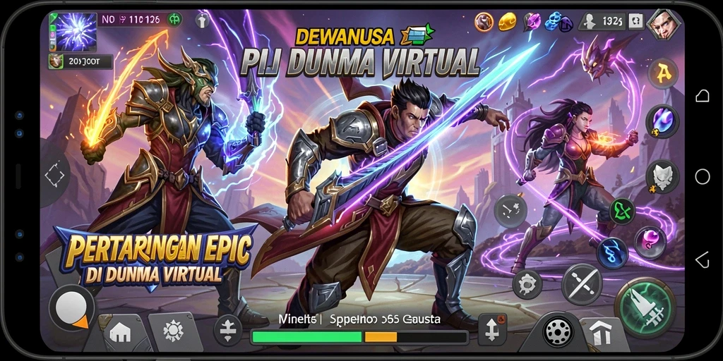 Tampilan dinamis pertarungan seru di DEWANUSA.