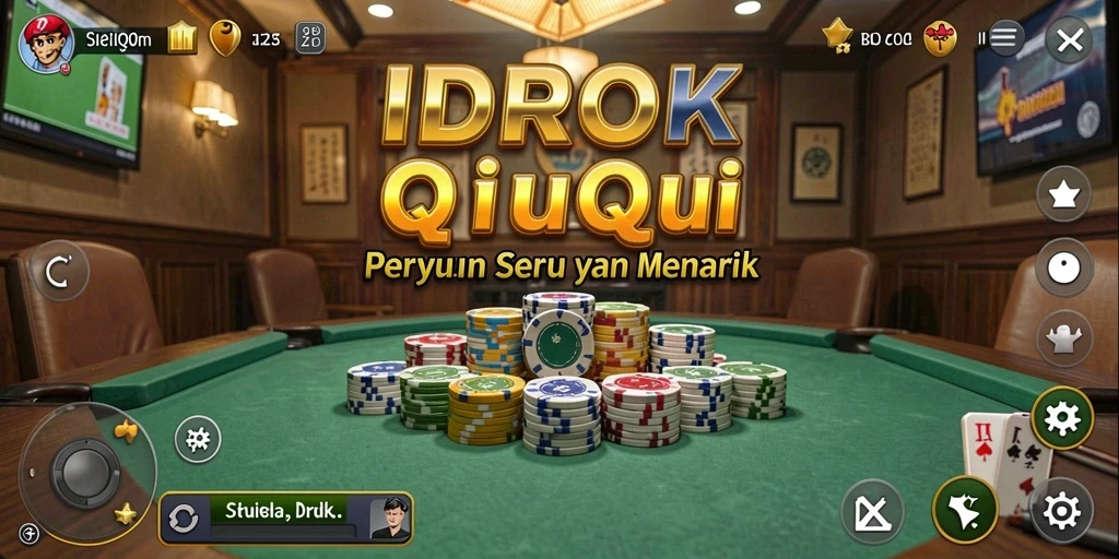 Screenshot gameplay QiuQiu di IDROK yang seru dan kompetitif.