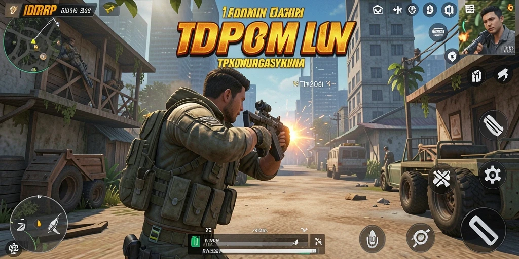 Tampilan gameplay IDRRP yang mendebarkan dan penuh aksi.