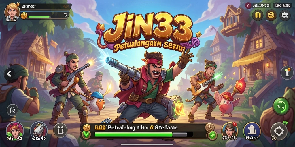 Gameplay menegangkan dalam JIN33 yang penuh warna.
