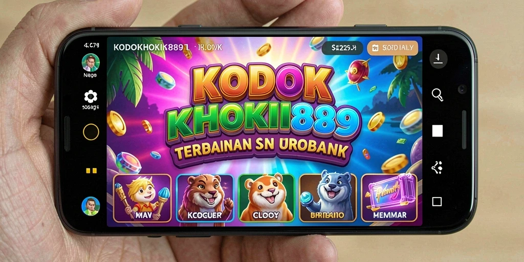 Tampilan gameplay KODOKHOKI889 yang memukau dan penuh warna.
