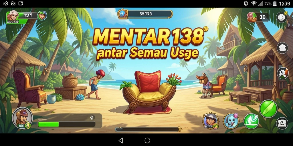 Tangkapan layar MENTARI138 menampilkan gameplay santai dengan tantangan seru.
