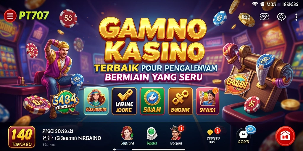 Screenshot PT707 menampilkan gameplay kasino yang mengasyikkan dan interaktif.