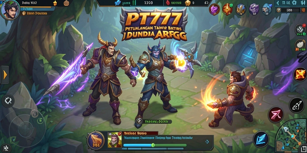 Screenshot utama dari gameplay PT777 di dunia ARPG yang memukau.