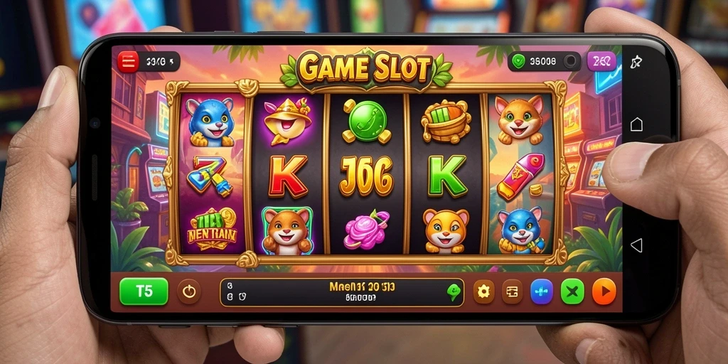 Screenshot utama T6 menampilkan gameplay Slot yang menarik.