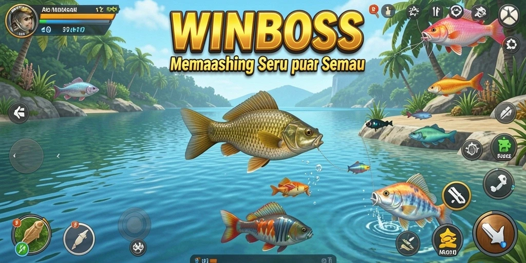 Tangkapan ikan yang menakjubkan di gameplay WINBOSS.