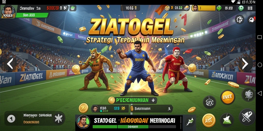Tampilan gameplay strategi yang penuh tantangan dan action.